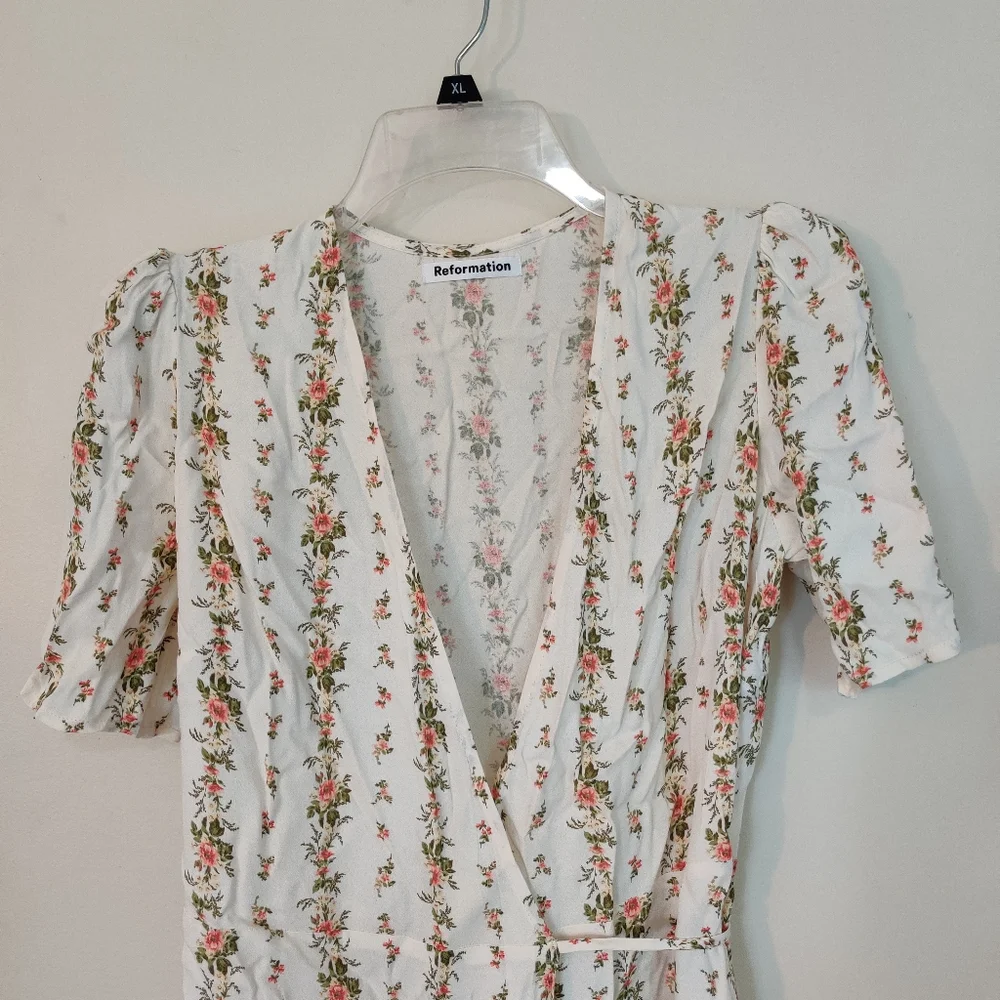 Reformation Laurent Dress in Poppyseed S - Picture 11 of 13